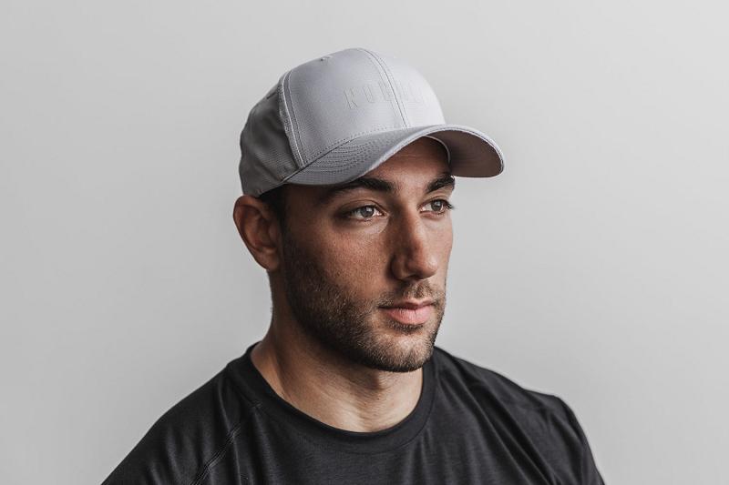 White Nobull Performance Hat Men's Hats | CA I1628L